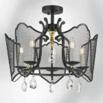 744057 Люстра CASTELLO 5х40W E14 ЧЕРНЫЙ/ЗОЛОТО — изображение 7