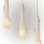 804310 Подвес PETALO 1х40W E14 ХРОМ/БЕЛЫЙ — изображение 2