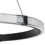 736287 Люстра ROTONDA 42W LED 2106LM 360G ЧЕРНЫЙ 3000K — изображение 4