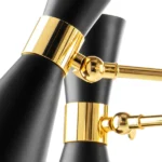 816087 Люстра DUMO 8х40W E14 ЧЕРНЫЙ МАТОВЫЙ/ЗОЛОТО — изображение 3