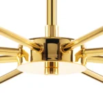 816087 Люстра DUMO 8х40W E14 ЧЕРНЫЙ МАТОВЫЙ/ЗОЛОТО — изображение 5