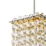 795422 Подвес CRISTALLO 1х40W G9 ЗОЛОТО — изображение 9