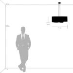 811152 Подвес PITTORE 5х40W E27 GOLDEN — изображение 6