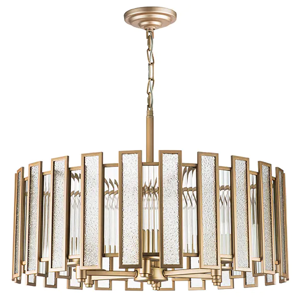 712062 Люстра AGAVE 6х40W E27 ШАМПАНЬ/ПРОЗРАЧНЫЙ