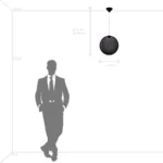 801028 Люстра SFERETTA LED 1х3W 120LM КОФЕЙНЫЙ/ДЫМЧАТЫЙ 3000K — изображение 5