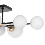 815380 Люстра CROCO 8х40W E14 ЧЕРНЫЙ МАТОВЫЙ/ЗОЛОТО — изображение 6