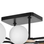 815380 Люстра CROCO 8х40W E14 ЧЕРНЫЙ МАТОВЫЙ/ЗОЛОТО — изображение 10