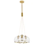 729031 Люстра SFERICO 3х40W E27 ЛАТУНЬ/ПРОЗРАЧНЫЙ