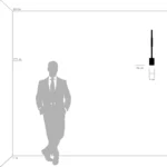 808616 Светильник настенный MURO LED 3W 190LM БЕЛЫЙ 3000K — изображение 2