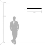 810537 Бра FIUME LED 30W 2850LM Matt black 3000K — изображение 8