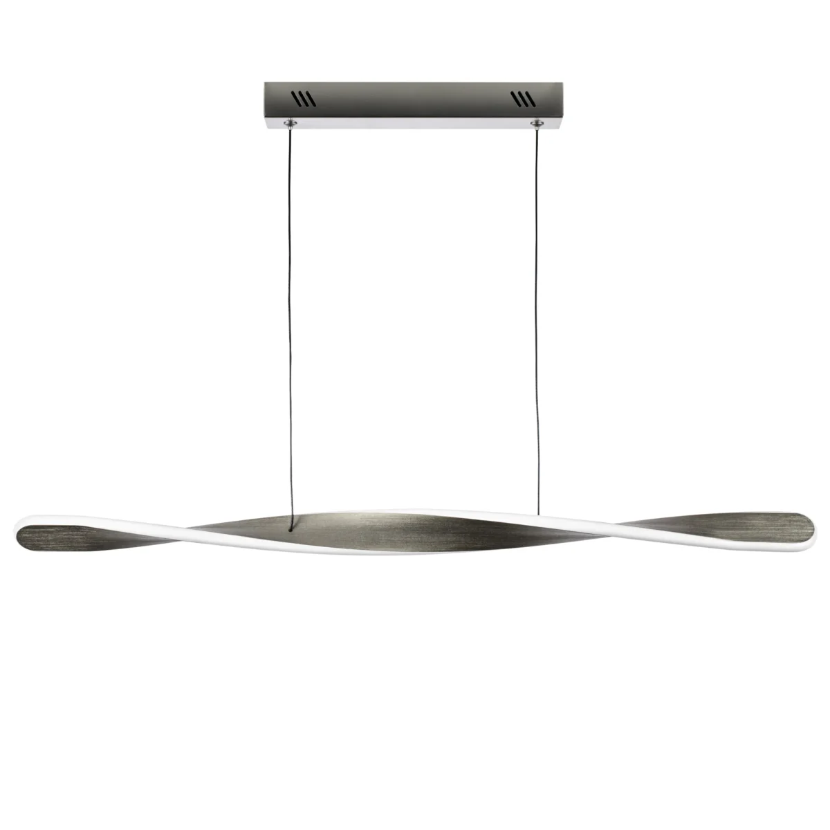 615089 Люстра TORINO 28W LED 1260LM ВОРОНЁНАЯ СТАЛЬ 3000K — изображение 1