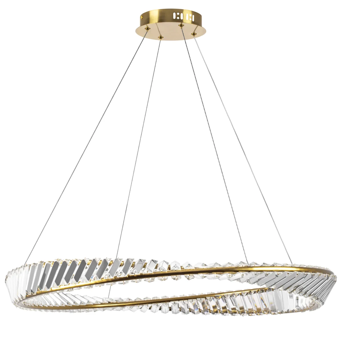 3d15b9b8b92411ef80c0c81f66f678af_0f2171ba79bc11f080c0c81f66f678af 699083 Люстра VIDARE 40W LED 3080LM ЗОЛОТО 3000K IP20 — изображение 1