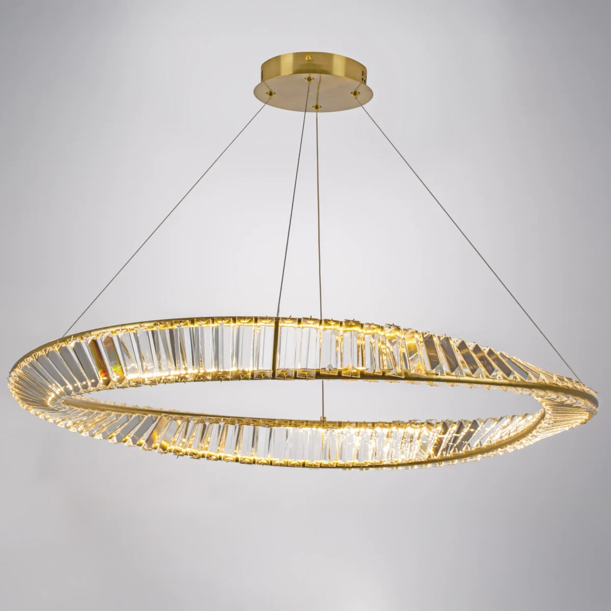 699083 Люстра VIDARE 40W LED 3080LM ЗОЛОТО 3000K IP20 — изображение 11