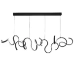 637117 Люстра CORINTO 60W LED 2380LM ЧЕРНЫЙ 3000K