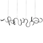 637117 Люстра CORINTO 60W LED 2380LM ЧЕРНЫЙ 3000K — изображение 3