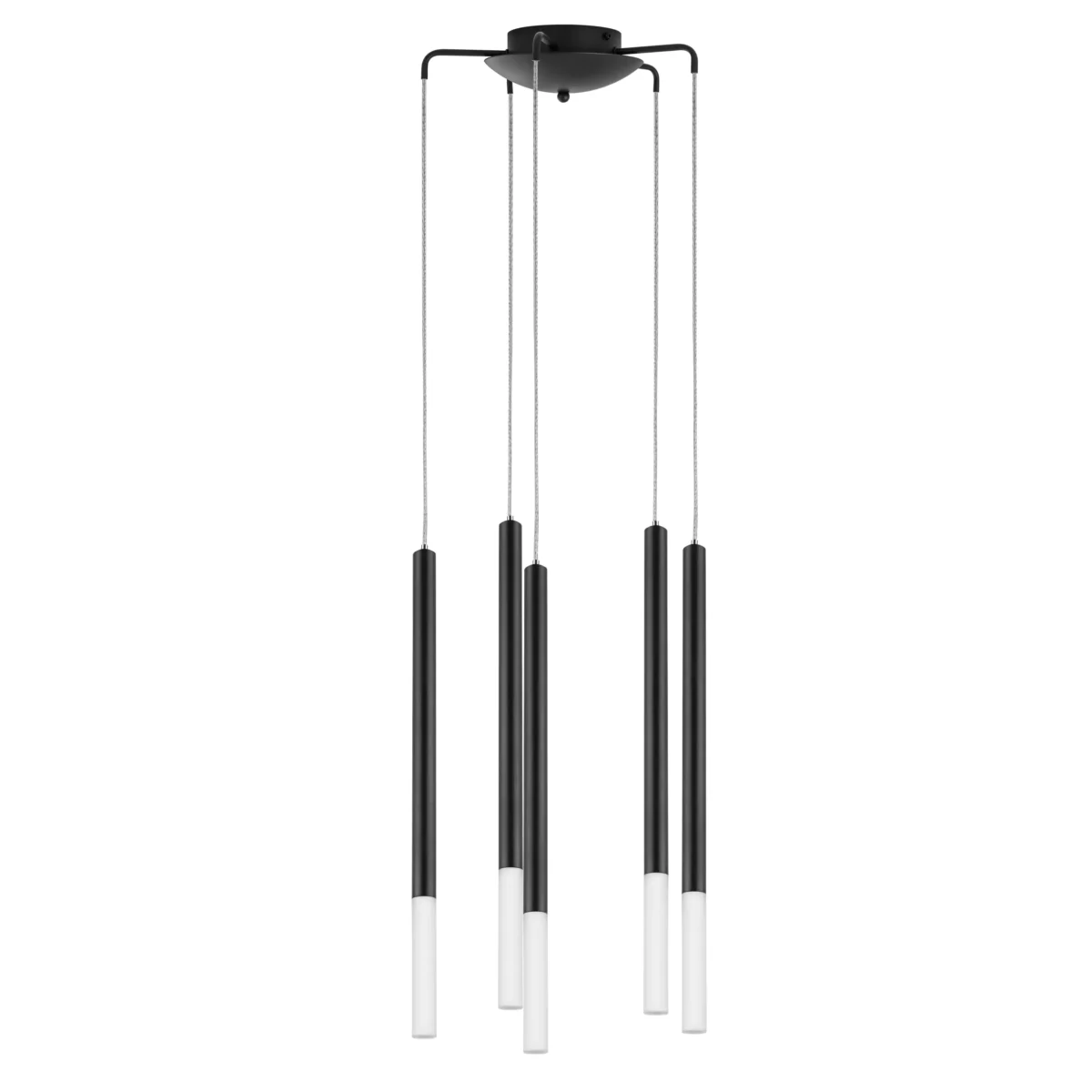 L5T747147 Люстра TUBO LED 25W 1400LM 360G ЧЕРНЫЙ 4000K (574727+747147 (5шт) — изображение 1