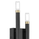 734647 Бра IRIS 12W LED 618LM 120G ЧЕРНЫЙ/ЗОЛОТО 3000K — изображение 4