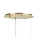 L3PR721132 Подвес тройной круглый EXTRA 3x3x5W(led) G9 (721132 - 3 + 572132 -1) ЗОЛОТО — изображение 3