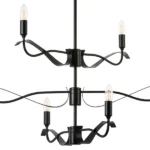 733267 Люстра RAGNO 6х40W E14 ЧЕРНЫЙ МАТОВЫЙ — изображение 7