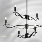 733267 Люстра RAGNO 6х40W E14 ЧЕРНЫЙ МАТОВЫЙ — изображение 2
