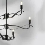 733267 Люстра RAGNO 6х40W E14 ЧЕРНЫЙ МАТОВЫЙ — изображение 3