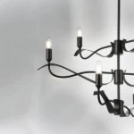 733267 Люстра RAGNO 6х40W E14 ЧЕРНЫЙ МАТОВЫЙ — изображение 4