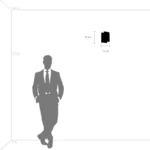 713617 Бра NOVARA 1x40W E14 ЧЕРНЫЙ МАТОВЫЙ — изображение 2