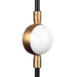 745647 Бра BERGAMO LED 5Wх4 1600LM ЧЕРНЫЙ МАТОВЫЙ/ЗОЛОТО 4000K — изображение 3