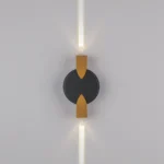 380623 Светильник DITO 2х1W LED 220LM G ЧЕРНЫЙ/ЗОЛОТО 4000K — изображение 2