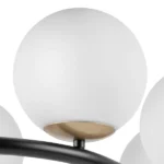 815360 Люстра CROCO 6х40W E14 ЧЕРНЫЙ МАТОВЫЙ/ЗОЛОТО — изображение 4