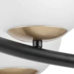 815360 Люстра CROCO 6х40W E14 ЧЕРНЫЙ МАТОВЫЙ/ЗОЛОТО — изображение 5