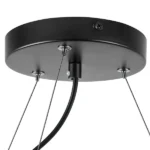 815360 Люстра CROCO 6х40W E14 ЧЕРНЫЙ МАТОВЫЙ/ЗОЛОТО — изображение 6