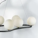 815360 Люстра CROCO 6х40W E14 ЧЕРНЫЙ МАТОВЫЙ/ЗОЛОТО — изображение 7