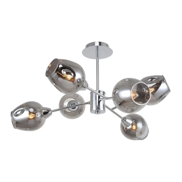 2657-6U, потолочная люстра, D690xH365, 6xE14x40W, excluded