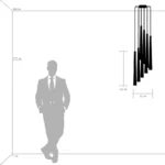 807084 Подвес PUNTO 8х25W G9 chrome — изображение 8