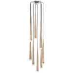 807083 Подвес PUNTO 8х25W G9 chrome + champagne