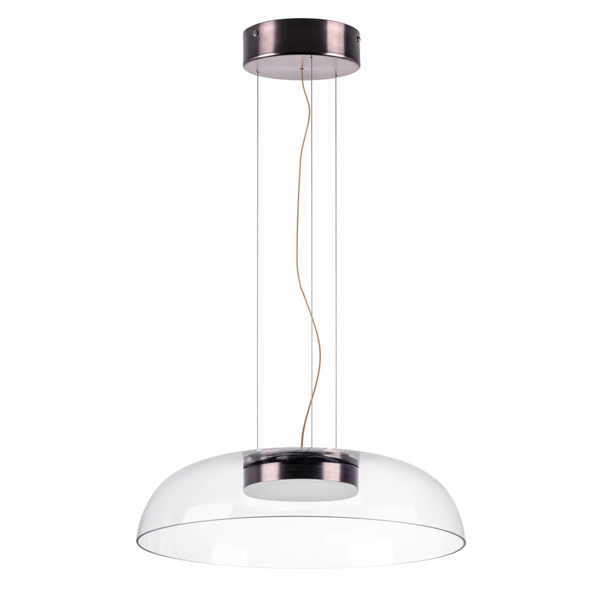 809210 Люстра CELESTA LED 24W 1200LM КОФЕЙНЫЙ/ПРОЗРАЧНЫЙ 3000K — изображение 1