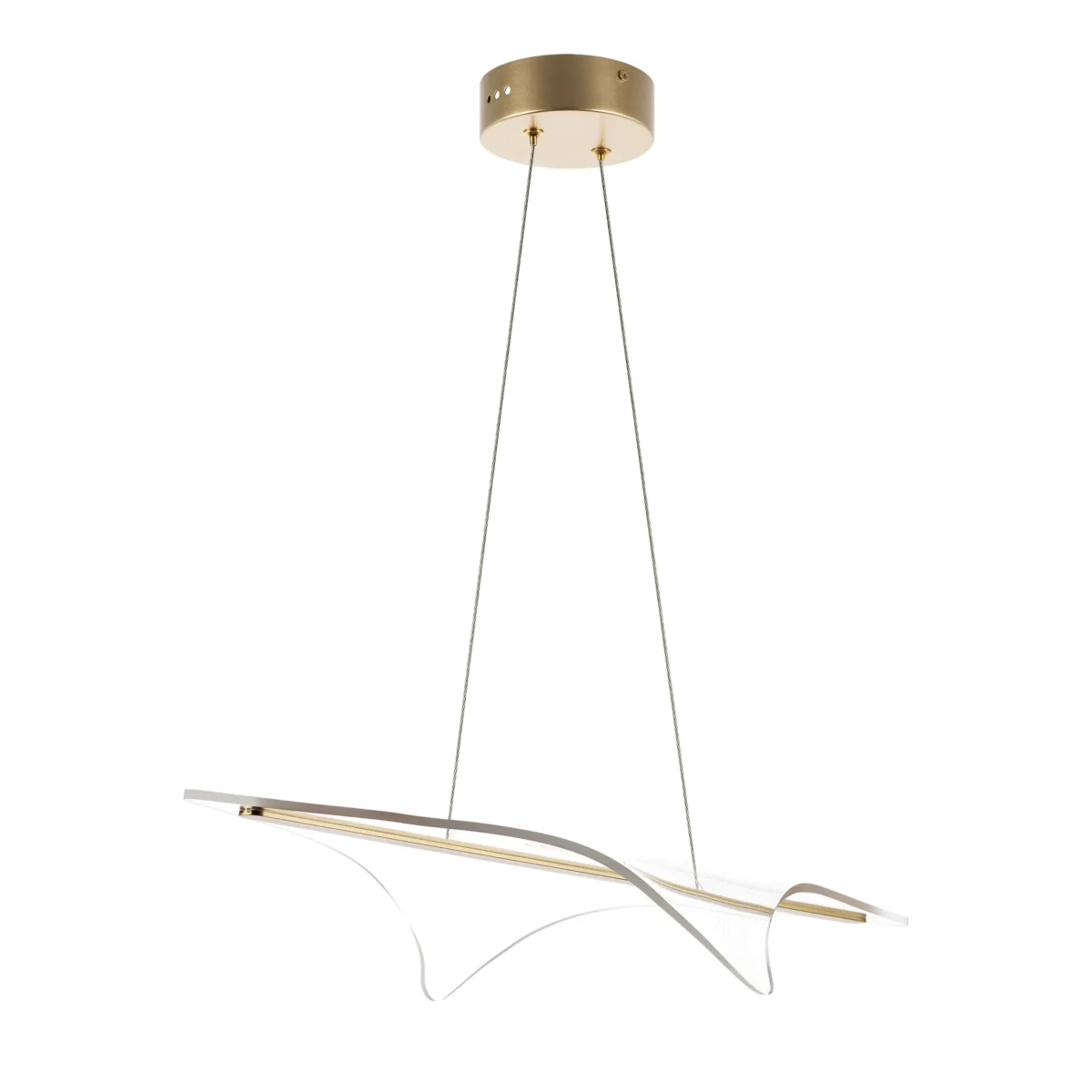 7c55abfbfeed11ed813fc81f66f678b0_3270b72274b011ee8145c81f66f678b0 731303 Люстра VARESE 18W LED 1720LM 360G ЗОЛОТО 3000K — изображение 1