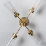 690643 Св-к настенно-потолочн CROTONE 4х40W E14 ШАМПАНЬ/ПРОЗРАЧНЫЙ — изображение 8