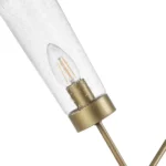 690643 Св-к настенно-потолочн CROTONE 4х40W E14 ШАМПАНЬ/ПРОЗРАЧНЫЙ — изображение 4