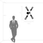 690643 Св-к настенно-потолочн CROTONE 4х40W E14 ШАМПАНЬ/ПРОЗРАЧНЫЙ — изображение 5