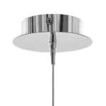 806010 Подвес ESCICA 1х40W E14 БЕЛЫЙ/КОНЬЯК/ХРОМ — изображение 5