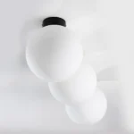 812027 Люстра GLOBO 1х40W E14 matt black/white — изображение 2