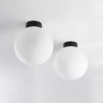 812027 Люстра GLOBO 1х40W E14 matt black/white — изображение 3