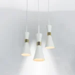 816016 Люстра DUMO 1х40W E14 БЕЛЫЙ МАТОВЫЙ/ЗОЛОТО — изображение 7