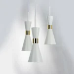 816016 Люстра DUMO 1х40W E14 БЕЛЫЙ МАТОВЫЙ/ЗОЛОТО — изображение 8