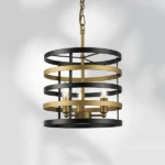 735030 Люстра EPSILON 3х40W E14 ЧЕРНЫЙ/ЗОЛОТО — изображение 5