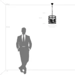 735030 Люстра EPSILON 3х40W E14 ЧЕРНЫЙ/ЗОЛОТО — изображение 9