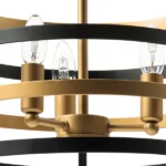 735030 Люстра EPSILON 3х40W E14 ЧЕРНЫЙ/ЗОЛОТО — изображение 7