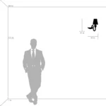 809616 Бра OTTO 1х40W E14 БЕЛЫЙ ткань — изображение 2